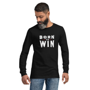 Born to Win Longe Sleeve Tee - Black