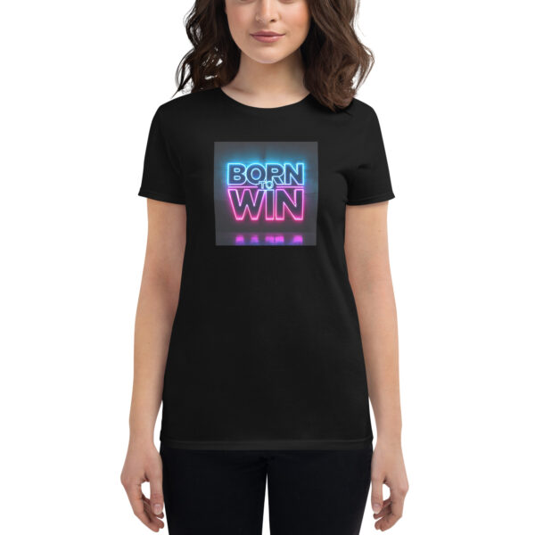 Born to Win Neon Tee - Black